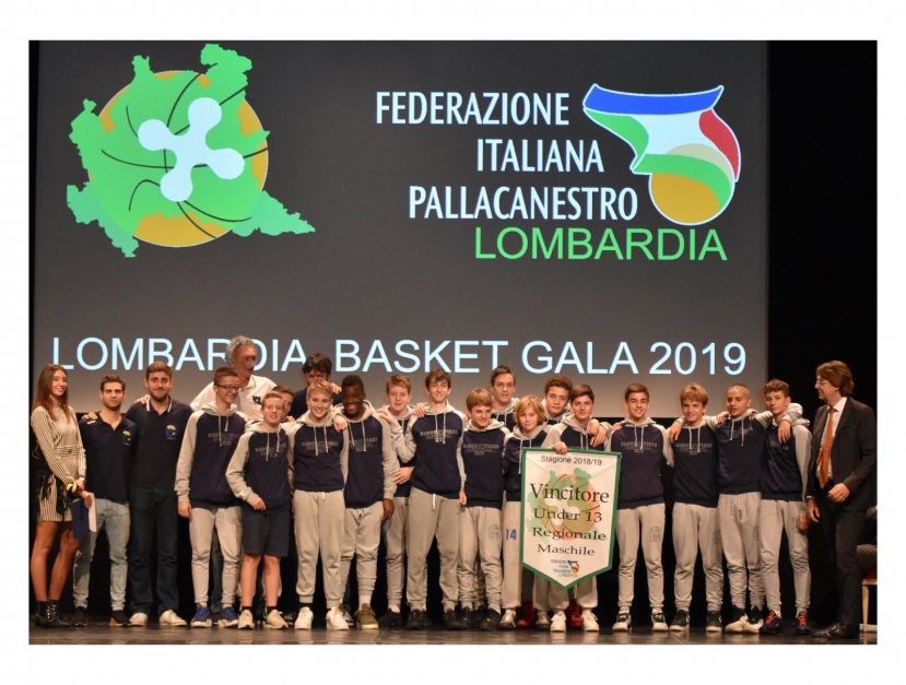 2006 e 2003 premiati al Lombardia Basket Gala 2019