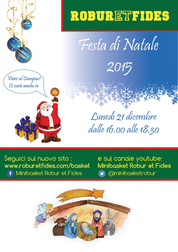 Festa di Natale 2015 - Minibasket Robur et Fides
