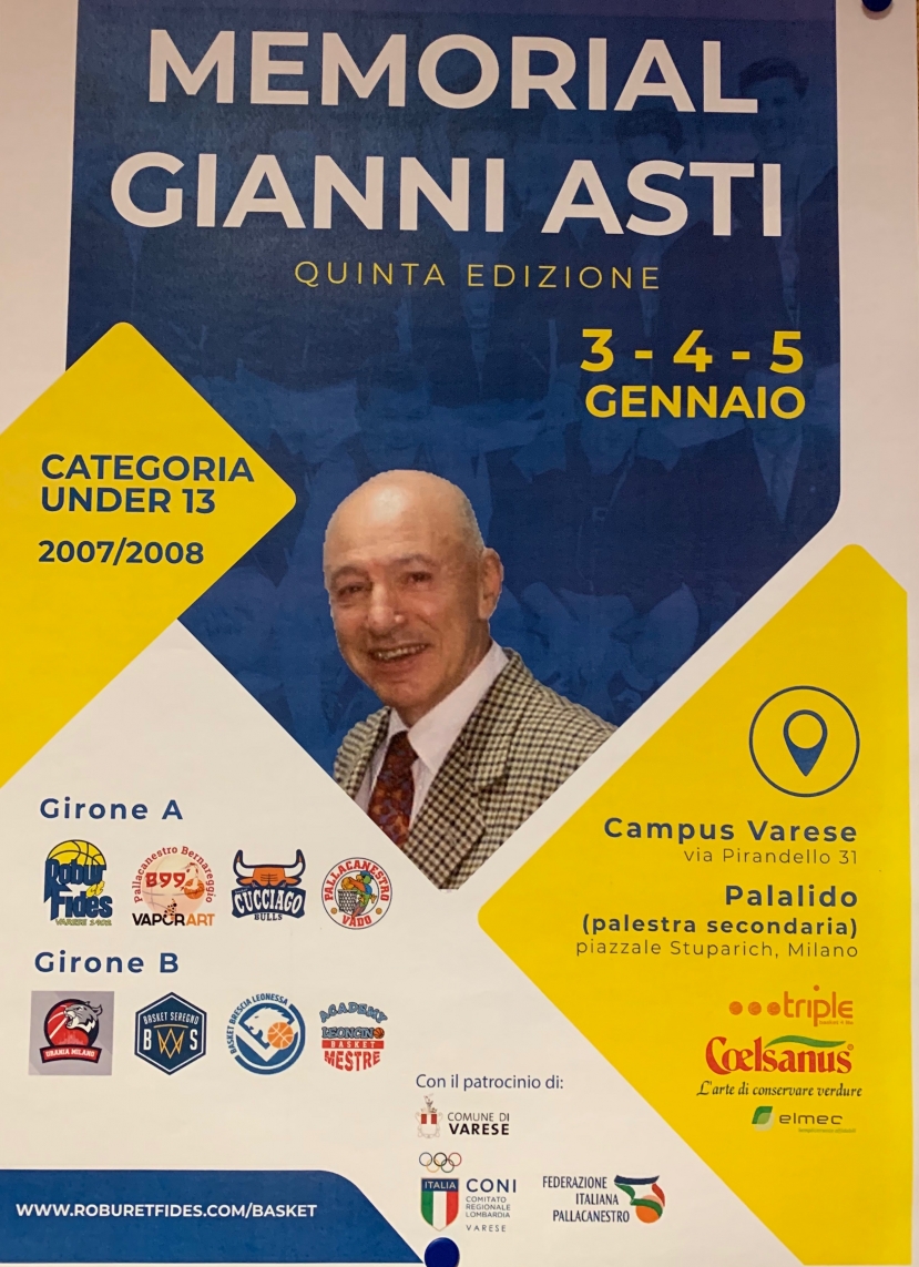 5° Memorial Gianni Asti: un grande evento per la Robur et Fides